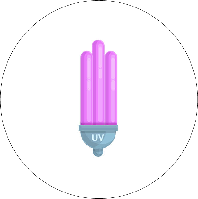icone Lampe UV DUST FREE ( murale & centrale)